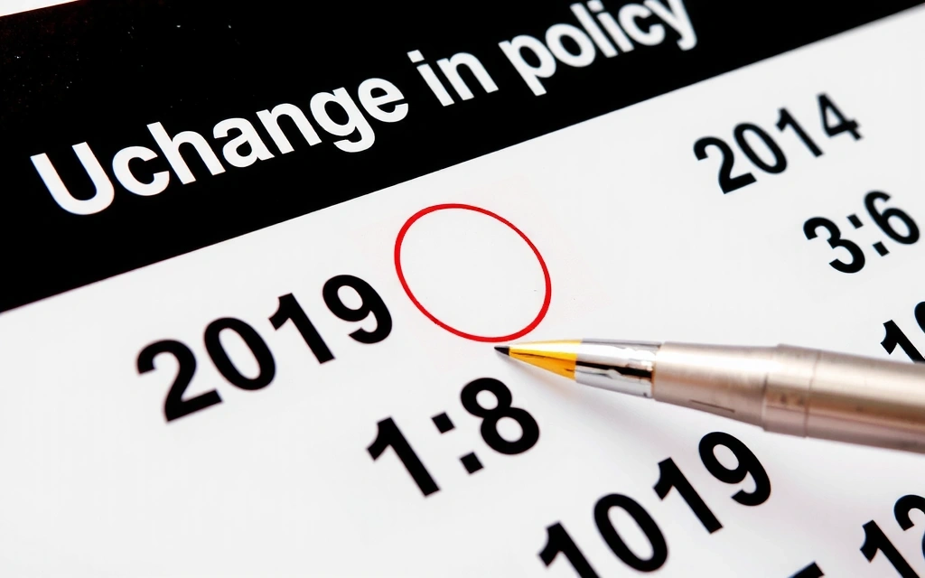 Calendar with updated date, symbolizing policy changes